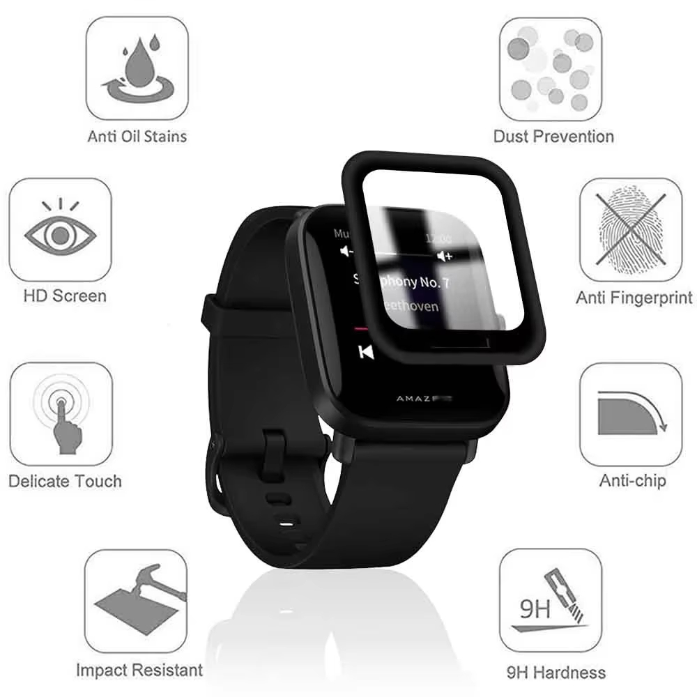 1-6 PCS Screen Protector Film  - Curved Edge Screen recension och pris