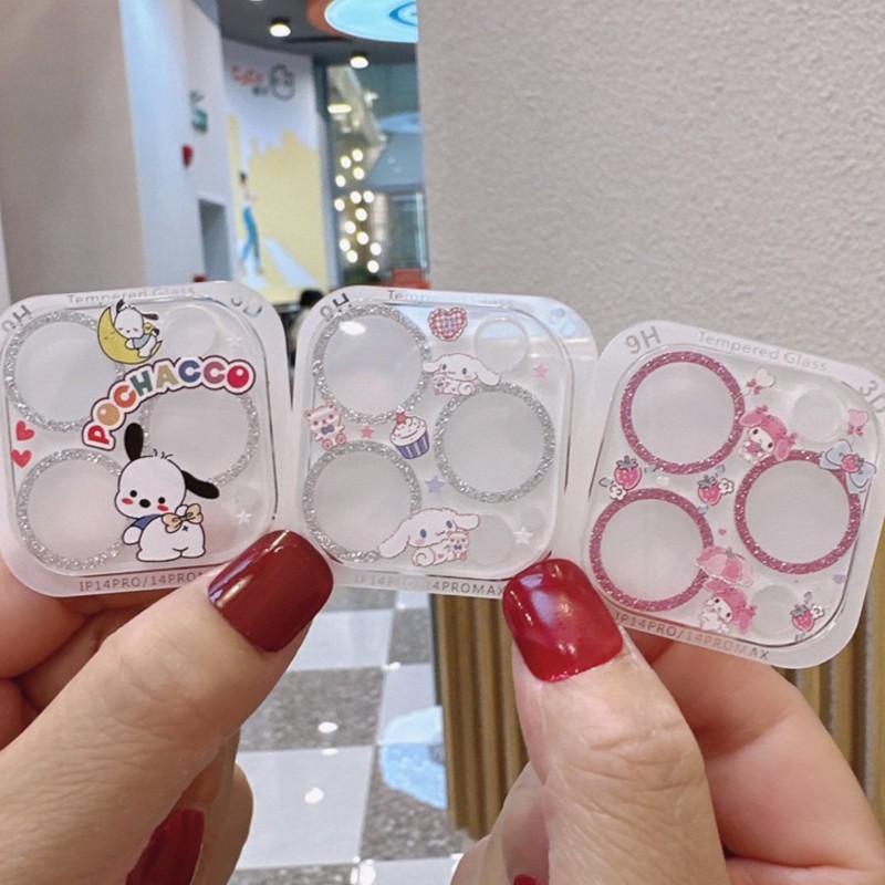 Sanrio Hello Kitty Kuromi Glit - Tempered Glass Screen 9H recension och pris