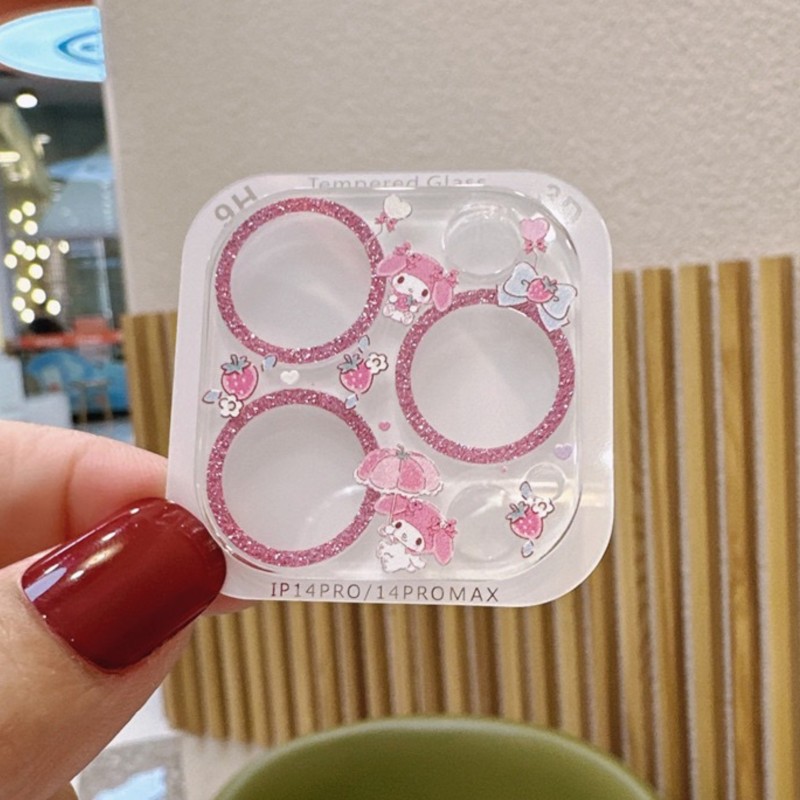 Sanrio Hello Kitty Kuromi Glit - Tempered Glass Screen 9H recension och pris