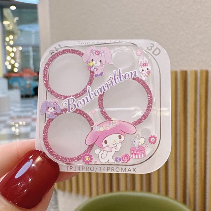Sanrio Hello Kitty Kuromi Glit - Tempered Glass Screen 9H recension och pris