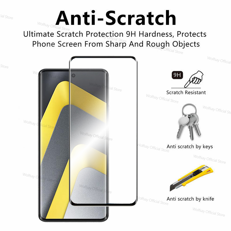 3/2/1 PCS 3D Curved Edge Glass - Curved Edge Screen recension och pris