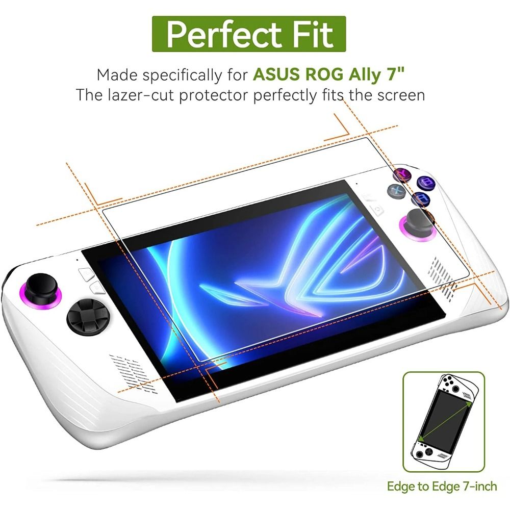 3PCS Accessories Game Console  - Curved Edge Screen recension och pris