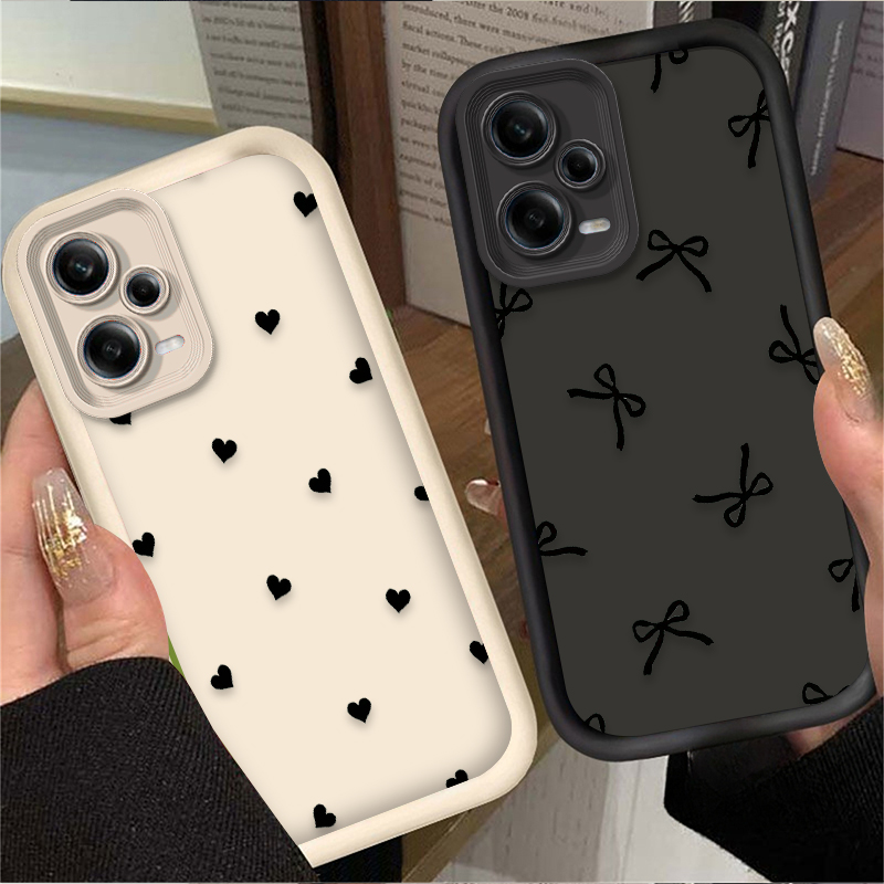 Black Love Heart Bowknot Phone - Xiaomi Redmi Note 13 recension och pris